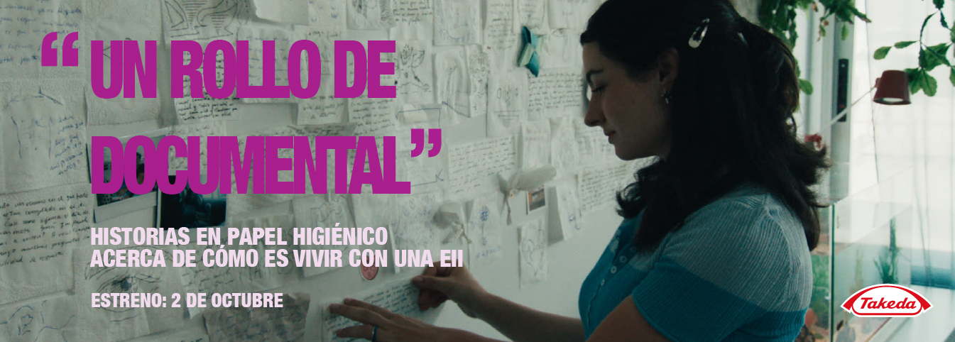 "Un rollo de documental". Historias en papel higiénico acerca de cómo es vivir con una EII